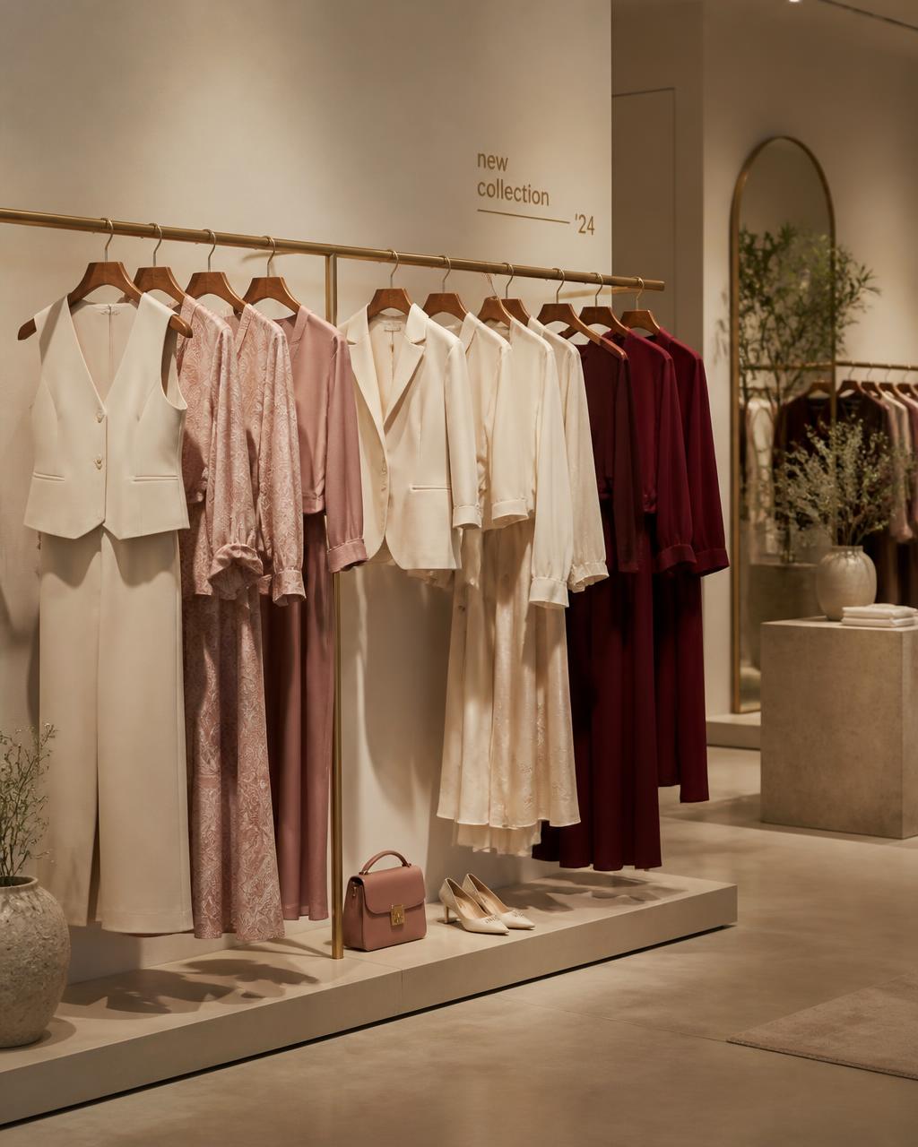 POSHBELLA premium western wear boutique rack